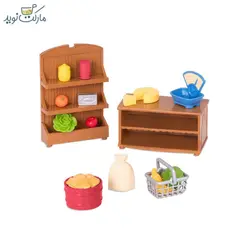 ست خواروبار فروشی عروسک‌های خانواده Li’l Woodzeez