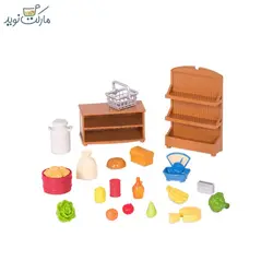 ست خواروبار فروشی عروسک‌های خانواده Li’l Woodzeez