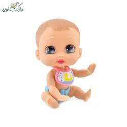 عروسک نوزاد با پیشبند اردک سری Sparkle Sweet Hearts