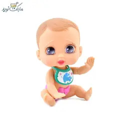 عروسک نوزاد با پیشبند فیل سری Sparkle Sweet Hearts