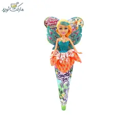 عروسک قیفی پری Floral Fairy بال آبی