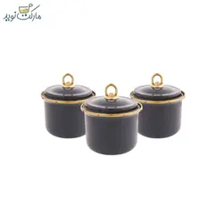 ست بانکه لعابی کاراجا هم سایز