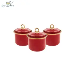 ست بانکه لعابی کاراجا هم سایز