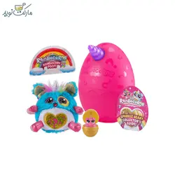 عروسک شانسی رینبوکورنز با شاخ بنفش