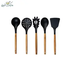 ست کفگیر ملاقه کاراجا 6 پارچه Woodland