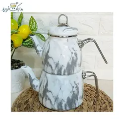 کتری و قوری پاچی طرح مرمر