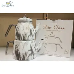 کتری و قوری پاچی طرح مرمر