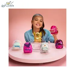 کوله کوچک سورپرایزی صورتی پولکی