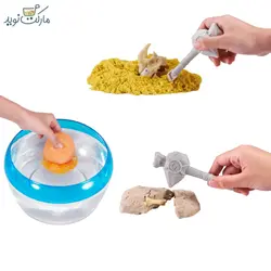 تخم داینو اسمشرز با استخوان کرم
