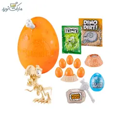 تخم داینو اسمشرز با استخوان سفید