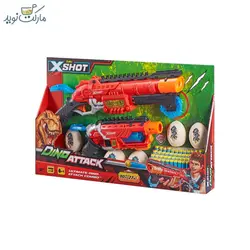 پک 2 تایی تفنگ ایکس شات Dino Attack