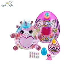 عروسک رینبوکورنز Wild Heart با شاخ سبز و نارنجی