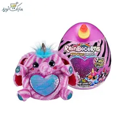 عروسک رینبوکورنز Wild Heart با شاخ قرمز و زرد