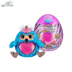 عروسک رینبوکورنز Wild Heart با شاخ بنفش و آبی