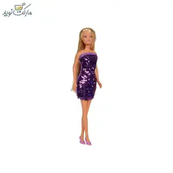 عروسک‌ Steffi Love با لباس پولکی بنفش