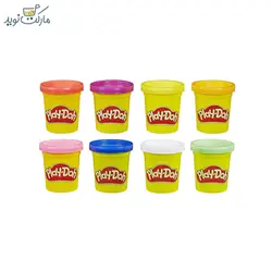 خمیر بازی ۸تایی نئون Play Doh