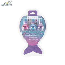 لاک ۳ تایی هولوگرامی مدل پری دریایی