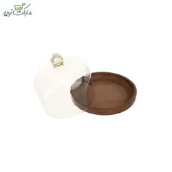 کیک خوری چوبی گرد تریتی سایز کوچک