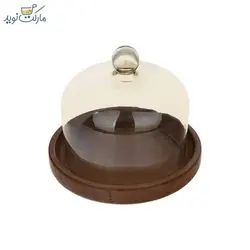 کیک خوری چوبی گرد تریتی سایز کوچک