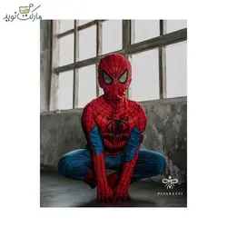 ست لباس اسپایدرمن با نقاب و دستکش سایز M