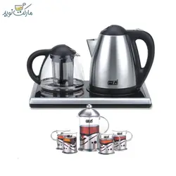 چای ساز سورپرایز با ست فرنچ پرس