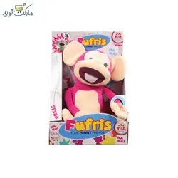 میمون پولیشی رباتیک فانی مانکی صورتی