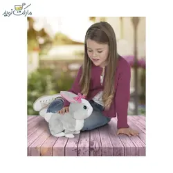 خرگوش بتسی رباتیک باهوش پاپیون صورتی