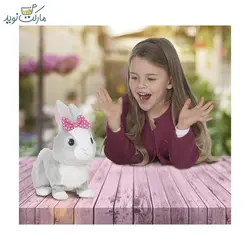 خرگوش بتسی رباتیک باهوش پاپیون صورتی