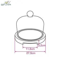 کیک خوری چوبی تریتی بزرگ مدل B3310