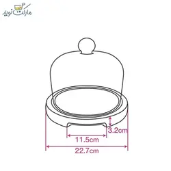 ‌کیک خوری چوبی تریتی متوسط مدل B3311