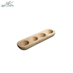 جا تخم مرغی 4 خانه مستطیلی چوبی