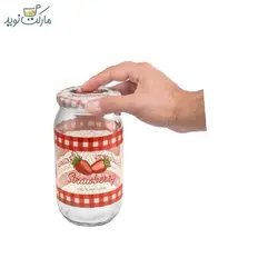 بانکه 3 پارچه طرح توت فرنگی هروین