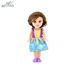 عروسک اسپارکل پرنسس برفی لباس سرخابی ۳۳ سانتی