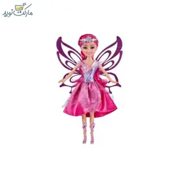 عروسک پرنسس برفی اسپارکل با بال صورتی