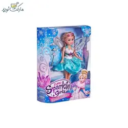 عروسک پرنسس برفی اسپارکل با بال آبی