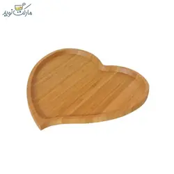 شیرینی خوری چوبی طرح قلب