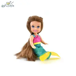 عروسک کاپ کیکی Mermaid با لباس صورتی
