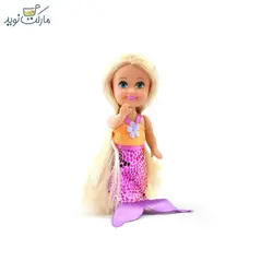 عروسک کاپ کیکی Mermaid با لباس نارنجی