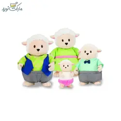 عروسک خانواده 4 نفری ببعی های Snipadoodles