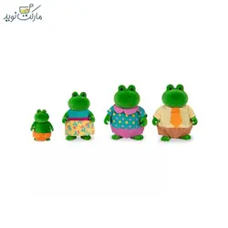 عروسک خانواده 4 نفری قورباغه های Croakalily