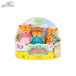 عروسک خانواده 4 نفری روباه های Tippytail