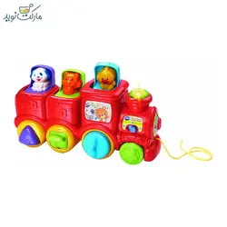 قطار حیوانات Vtech قرمز مدل Roll & Surprise Animal