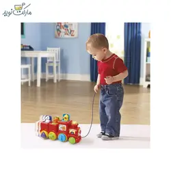 قطار حیوانات Vtech قرمز مدل Roll & Surprise Animal