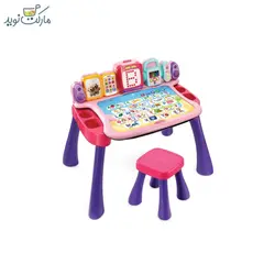 میز و صندلی 4 حالته موزیکال صورتی Vtech