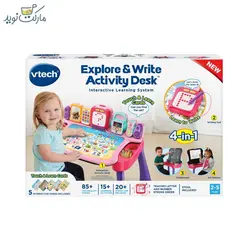 میز و صندلی 4 حالته موزیکال صورتی Vtech