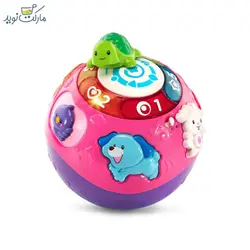 توپ موزیکال بنفش و صورتی Vtech