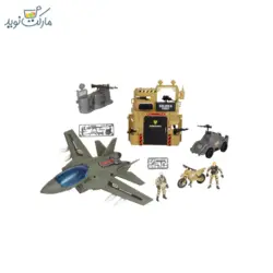 ست بازی جت جنگنده Bunker Air Attack سربازهای سولیدر فورس