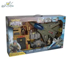 ست بازی جت جنگنده Bunker Air Attack سربازهای سولیدر فورس