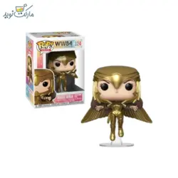فیگور واندر وومن با لباس طلایی در حال پرواز فانکو پاپ