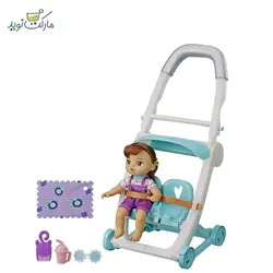 عروسک بیبی الایو مدل Little Lucy به همراه کالسکه